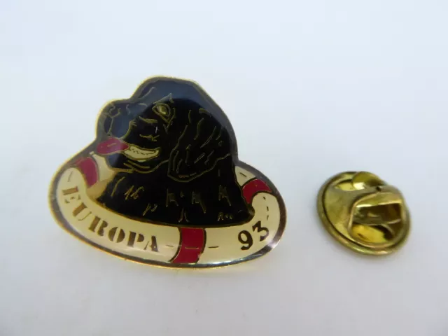 Pin's Pins Pin Badge - TERRE NEUVE - EUROPA 93 - CHIEN DE SAUVETAGE - RESCUE DOG