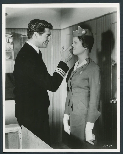 HUGH O'BRIAN PAMELA TIFFIN in Come Fly With Me '63 STEWARDESS