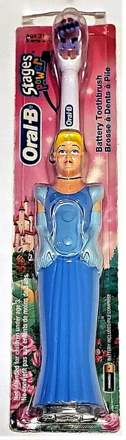 Cepillo de dientes de batería oral Princesa Cenicienta Disney etapa B nuevo sellado