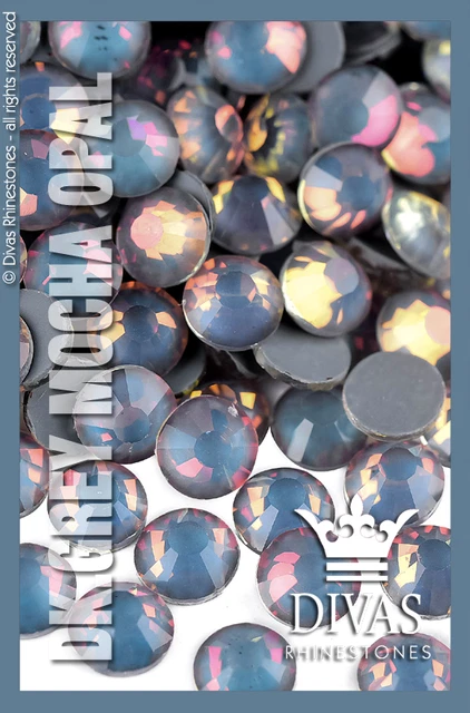 "Hierba Mocha Rosa Eltanino #2020 Cristal 'Ópalo Mocha Gris Oscuro'"
