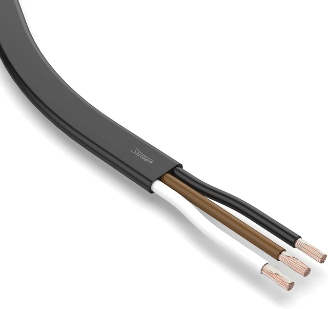 FLRYY - Cavo Piatto per Auto, 3 X 1,0 Mm², 5 M, Piatto, Cavo per Veicolo/Veicolo