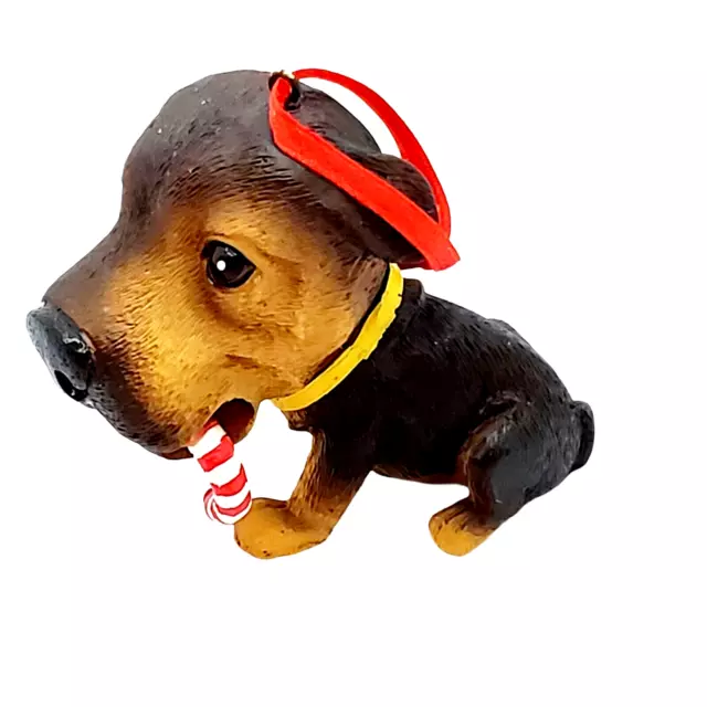 The Dog Artlist Collection Labrador Retriever Christmas Ornament Black Big Head