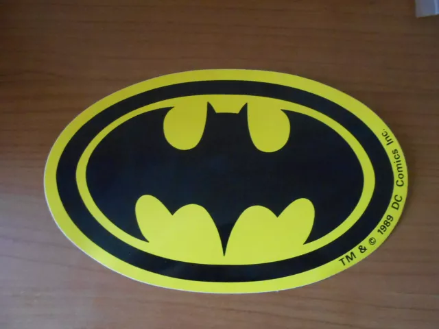 ADESIVO STICKER-BATMAN-DC COMICS 1989 -cm.17x27 EUR 10,00 - PicClick IT