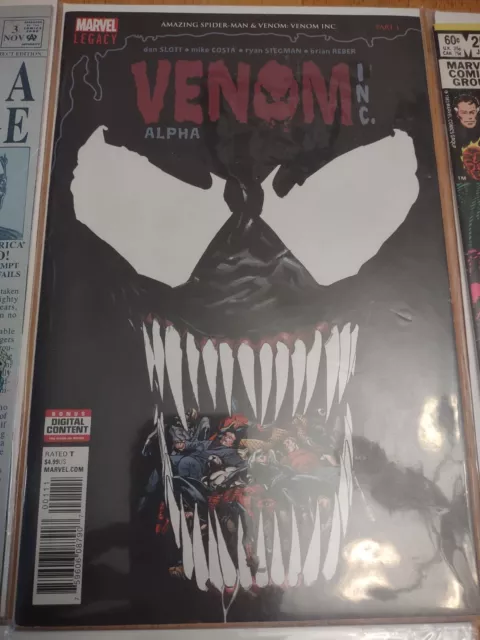 Lot of 9 Marvel Comics Venom,X-Men,Hulk,Nam,Iron Man,Daredevil,GI Joe,Fantastic  2