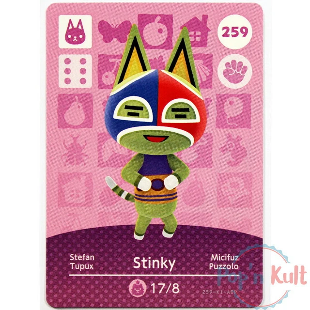 Carte Amiibo Animal Crossing 023 CHERI / CLAUDIA / ROSALIE / CERECITA / BONBON