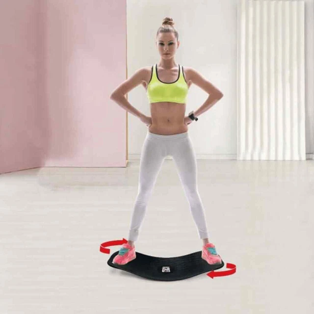 Orange Gym Balance Board Plastic Black VidaXL