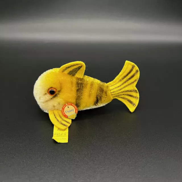 STEIFF Fisch FLOSSY | 2310,07 | KFS | Jahr 1964 | 13 cm | NEUWERTIG