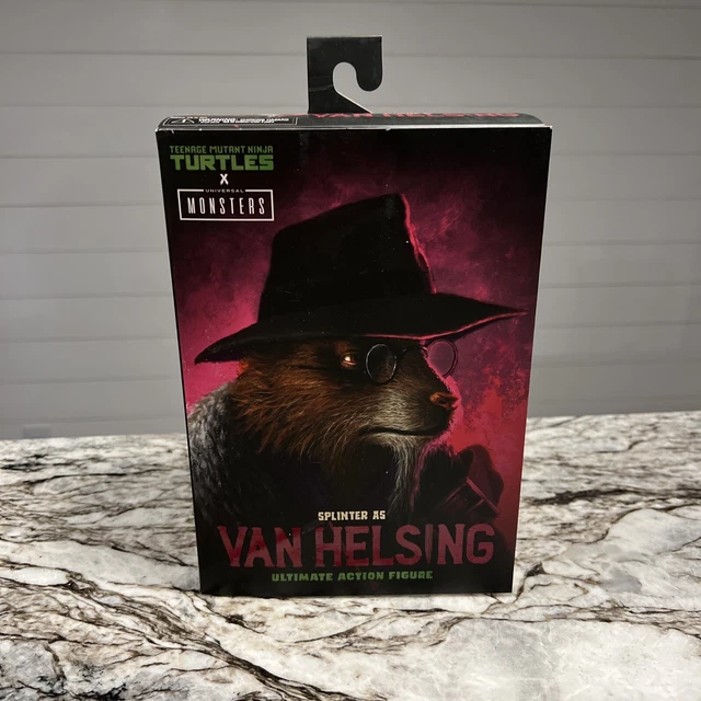 Universal Monsters x TMNT 7” Scale Ultimate Splinter as Van Helsing NECA IN HND