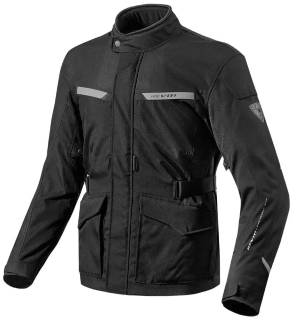 Motorcycle Textil Jacket REV'IT Enterprise / Black - size L