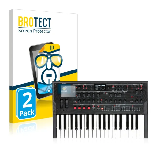 2x Film Protection Ecran pour KORG modwave wavetable synthesizer Clair