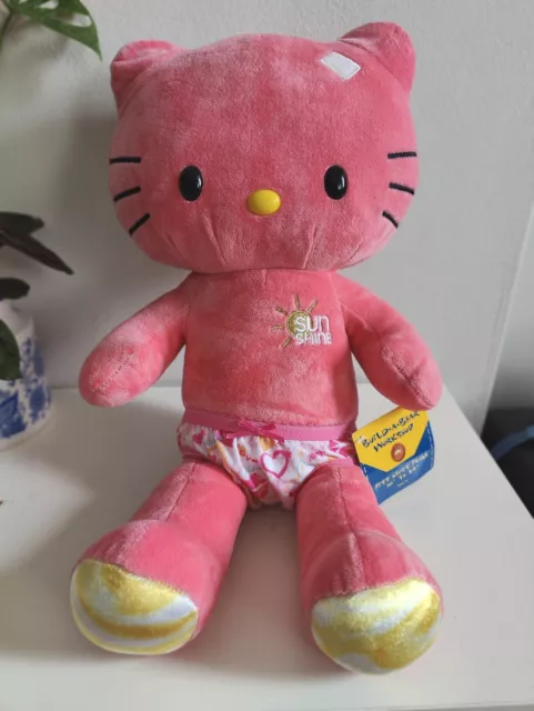 Build a Bear Hello Kitty Sunshine Coral 18 Inch Sanrio Stuffed Plush Toy  Animal for sale online