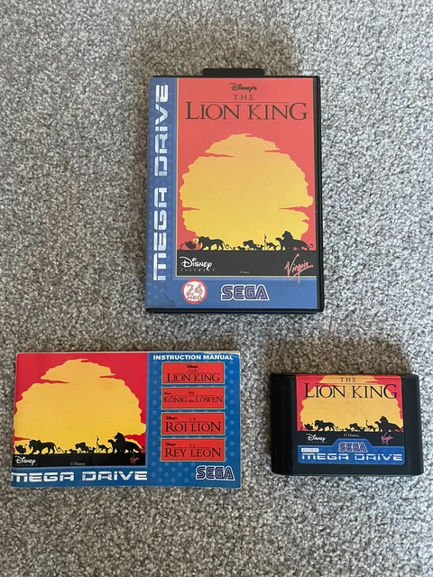 The Lion King Megadrive MD game PAL SEGA authentic ( Europe Vidéo Game