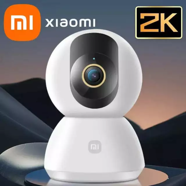 Xiaomi 360° Smart Home Security Camera Mi PTZ 2K Webcam 1296P 3 Megapixel AI Hum