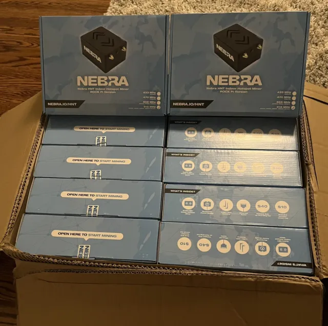 Nebra Indoor Helium HNT 915 MHz US Hotspot Miner NEW IN BOX! **READY TO SHIP**