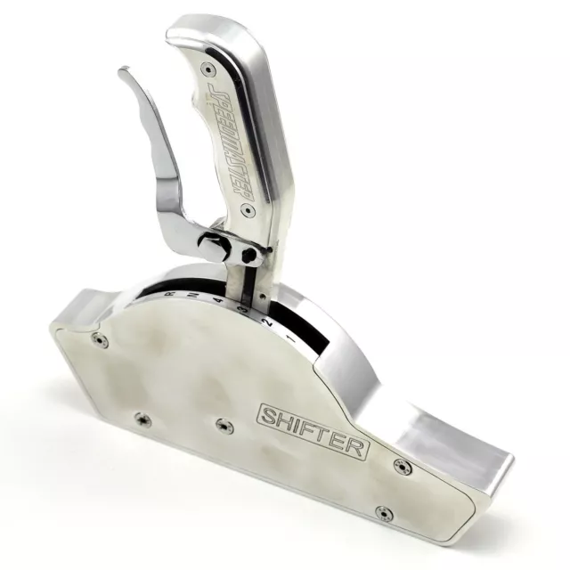 Silver 2 3 4 Speed Magnum Grip Pro Street Bandit Billet Shifter Drag B&M Style