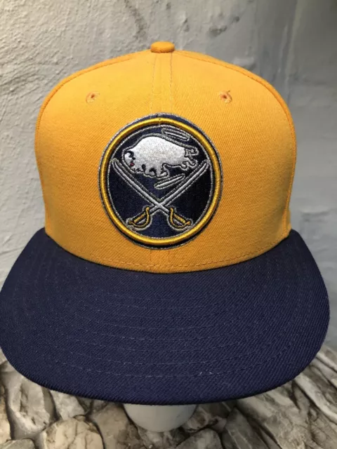 Buffalo Sabres NHL HOCKEY DISTRESSED VINTAGE Zephyr Size 7 1/4 Fitted Cap  Hat!