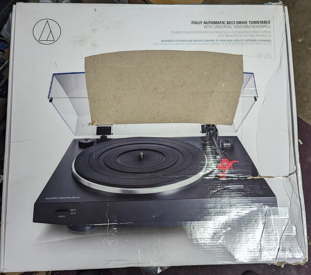 AUDIOTECHNICA ATLP3 FULLY Automatic BeltDrive Stereo Turntable
