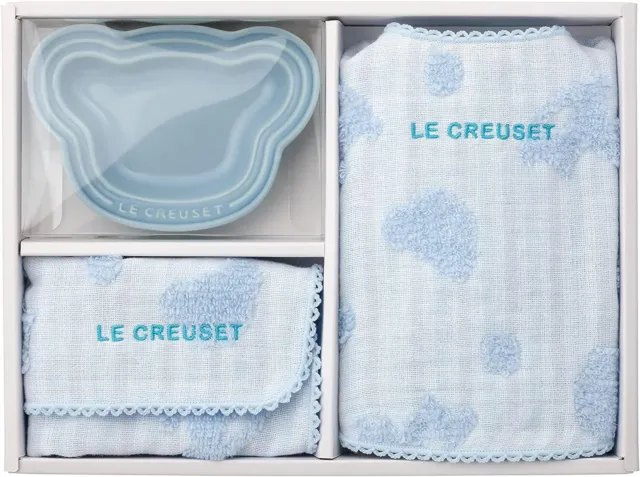Le Creuset Children's Baby Daily Gift Set Style Handkerchief Plate