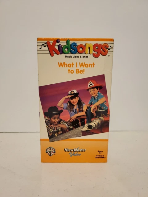 Kidsongs What I Want To Be Vhs KIDSONGS WHAT I Want To Be VHS Video Tape Kids Sing Along Songs View