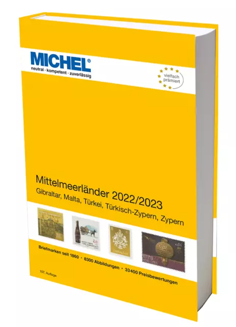 MICHEL Briefmarken Katalog Europa 9 - Mittelmeerländer 2022/2023 NEU