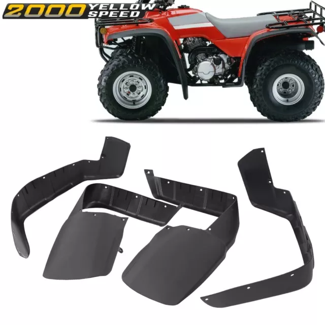 Fit For 96-00 Honda FourTrax TRX300 TRX 300 FW Fender Flaps Mud Splash Guards US