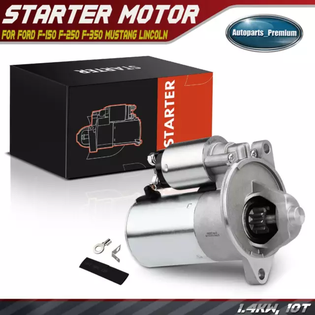 Starter Motor for Ford F-150 F-250 F-350 Mustang Lincoln Mercury 1.4KW 12V 10T