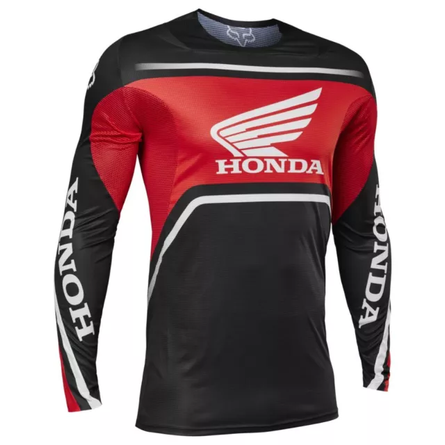 Fox Racing Mens Flexair Honda Motocross Red/Black/White Jersey