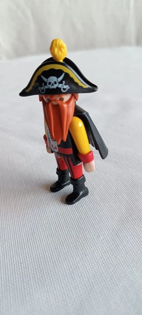 Lot De 4 Figurines Playmobil Pirates - Grand Bateau Dragon, Réf 3860 Vintage
