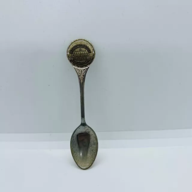 Vintage U.S. Gold Depository Fort Knox KY Souvenir Spoon 3.5" Silver Tone
