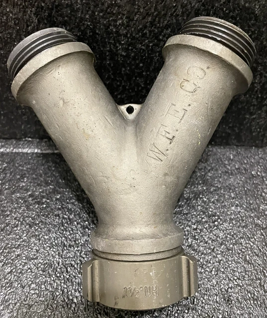 WFE FSS 1-1/2” NH Female Swivel X (2) 1-1/2” NH Male Aluminium Wye Hose Fitting