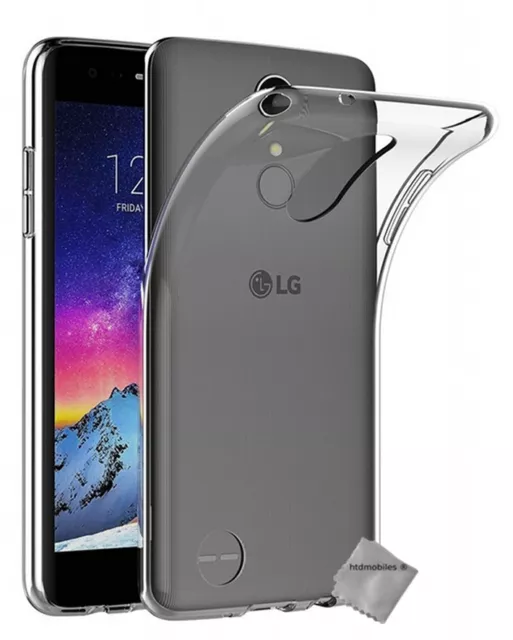 Housse etui coque gel fine pour LG K8 (2017) + verre trempe - TRANSPARENT TPU