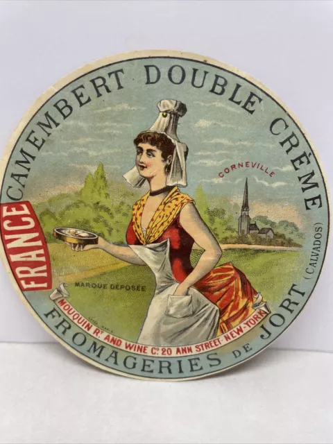 Ancienne Étiquette Fromage: Camembert Fromagerie De Jort   Corneville (Calvados)