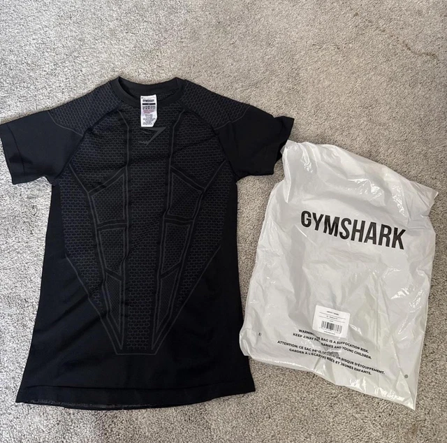 GYMSHARK ONYX V1 Hoodie 🔵 - Black/Onyx Grey/Brand Blue - Large