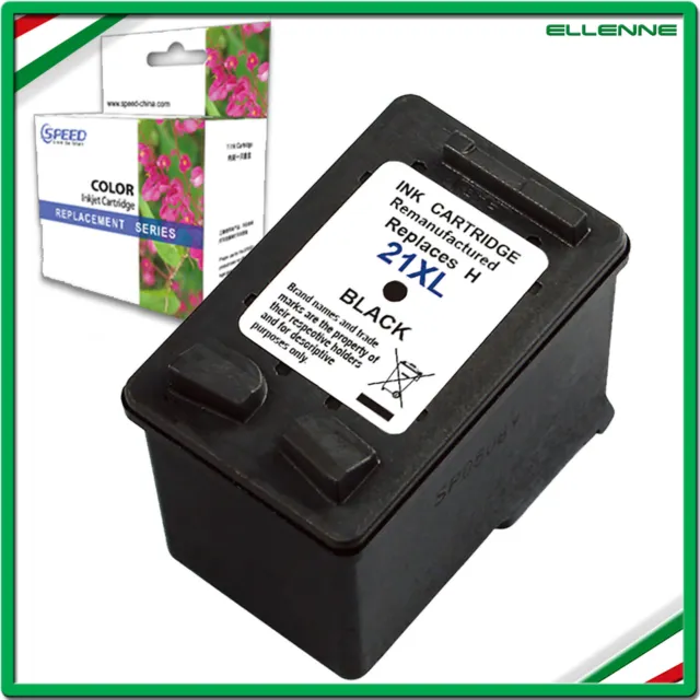 ✅ Cartuccia Compatibile Con Hp 21 Xl Nero Stampante Deskjet D1320 D2360 F2180✅