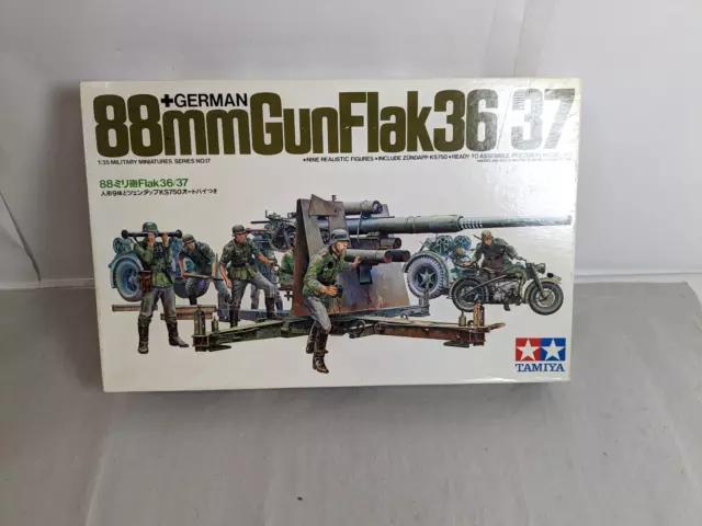 Tamiya 88mm Gun Flak 36/37 German Kit Modellismo 1/35 3517 F21