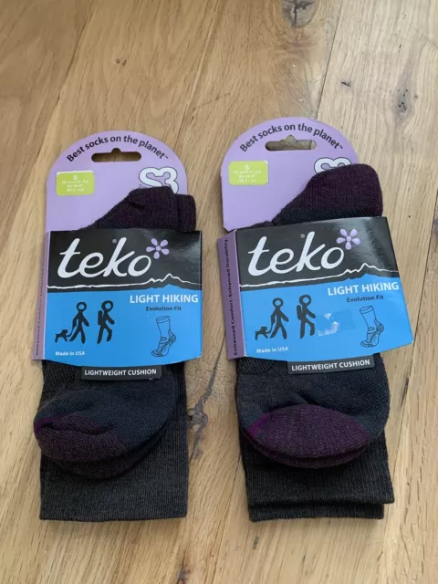 Merino Wandersocken leicht UK 2-4,5 EU 34-37 NEU 2x Teko Schnäppchen