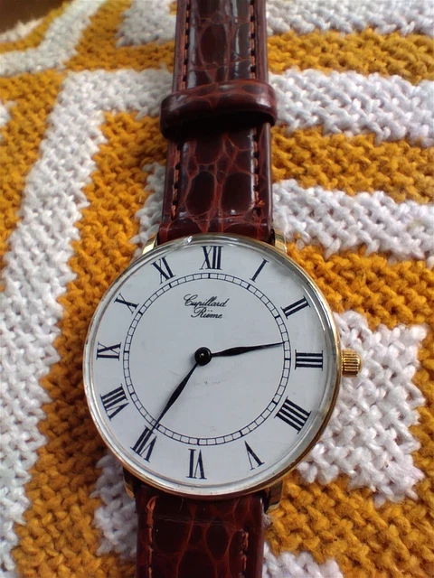 Montre Vintage Cupillard Rieme Pour Homme - Montre-bracelet Occasion, Marque Suisse Historique