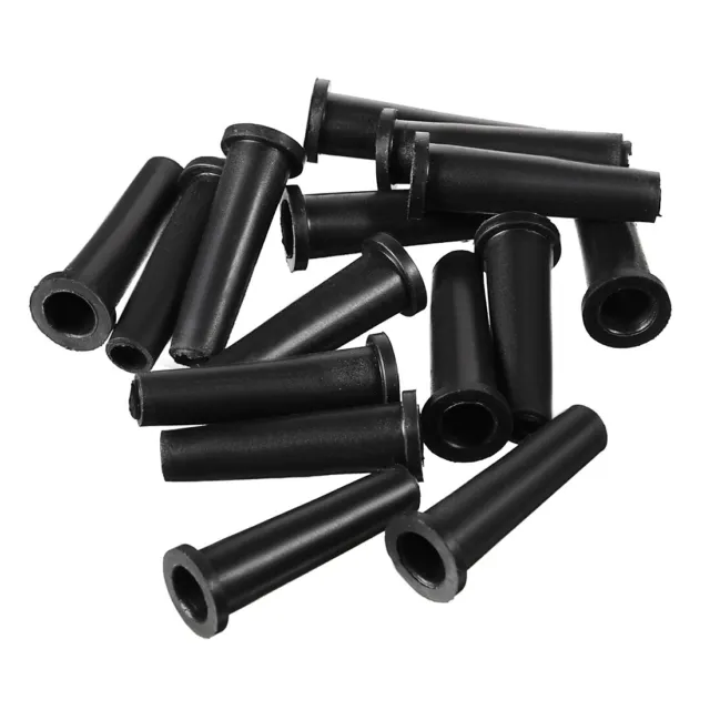15pz 7.5-4.5mm ID PVC serracavo cavo protezione avvio manicotto cavo nero