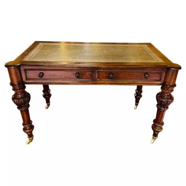 Q' Antique Style Historic Women Office English Mahogany 1860-1880