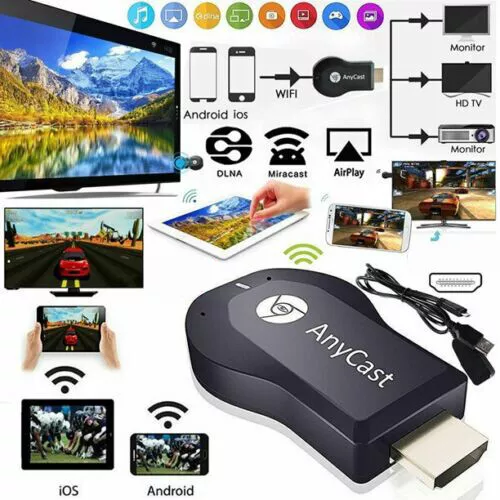 HDMI Wireless Display Adapter WiFi Mobile Screen Mirroring Receiver Dongle to G