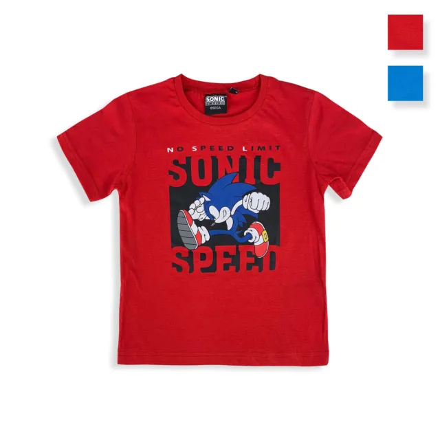 Maglietta Sonic t-shirt bambino maglia mezze maniche in cotone estivo 5430