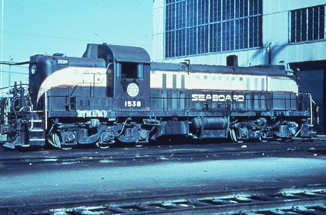 Duplicate  Train Slide Seaboard RSC-3 #1528 Hamlett