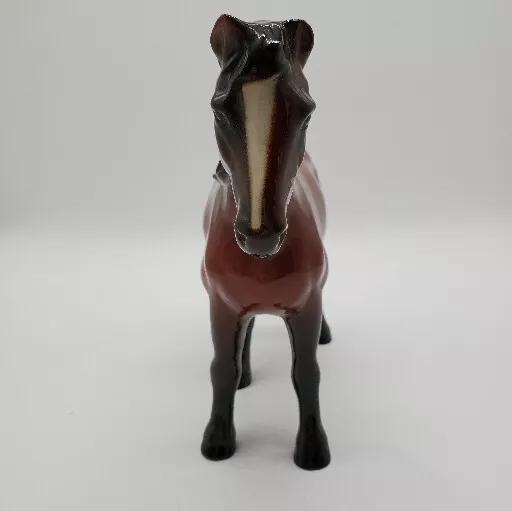 Vintage Goebel Large, Brown, Porcelain Horse, Mint Condition 2