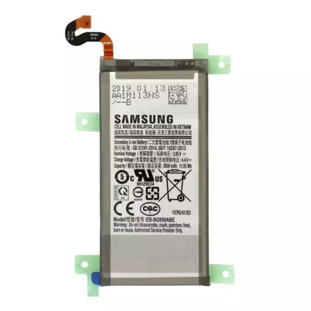 Original Samsung Galaxy S8 SM-G950F Akku Battery Li-Ion 3000 mAh EB-BG950ABE NEU