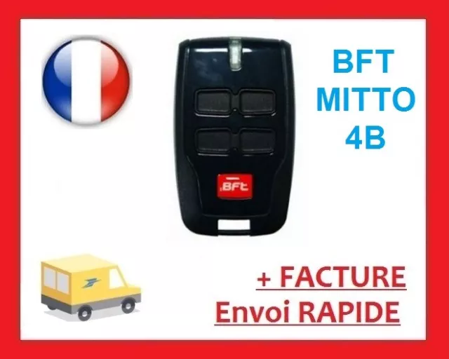 BFT Mitto 4 B RCB04 Button 433 MHz Remote Control Transmitter Garage Gate Opener