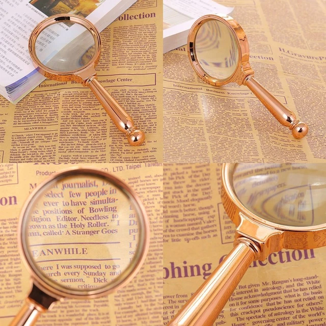 Handheld Reading Jewelry Magnifiers 10X Magnifying Glass Microscope  Home