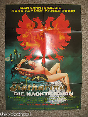 KATHARINA DIE NACKTE Zarin - ZWEI KINOPLAKATE A1 - Uschi Karnat sexy erotic  EUR 23,50 - PicClick DE