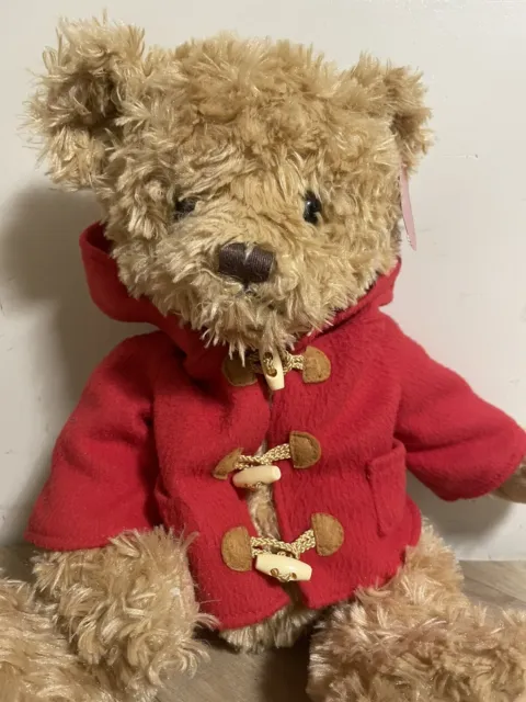 Russ Soft Teddy Bear ‘Henry’ In Red Duffel Coat