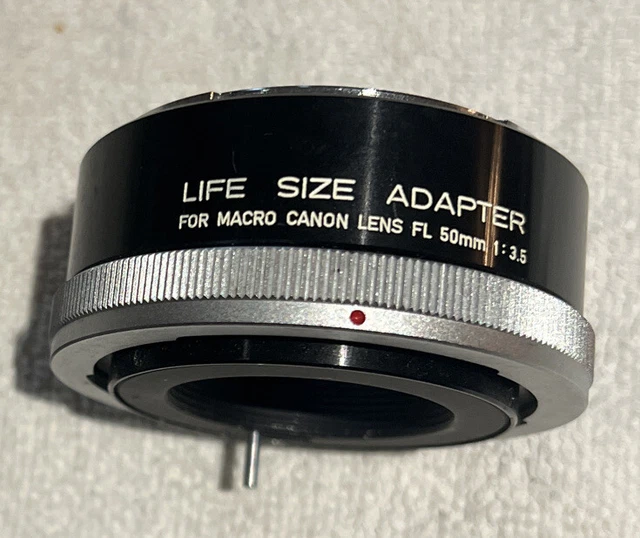 Canon Life Size Adapter pour Macro Canon Lens FL 50mm 1 : 3.5
