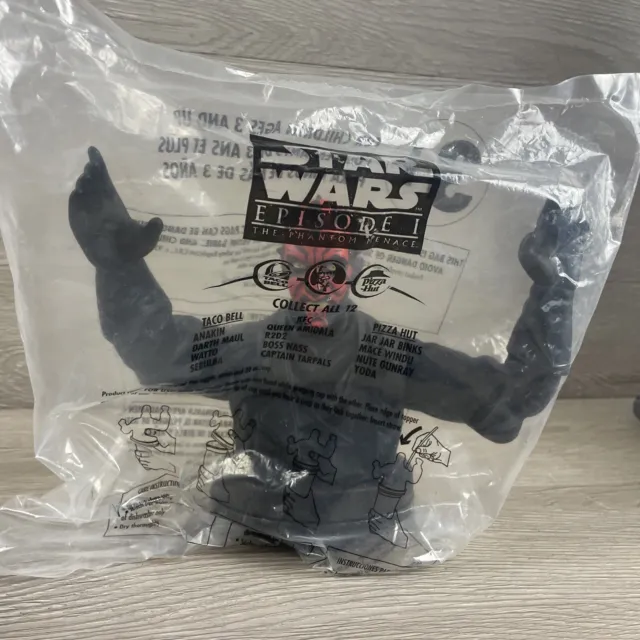 Star Wars Episode I Darth Maul Collectible Cup Topper TacoBell-KFC-PizzaHut